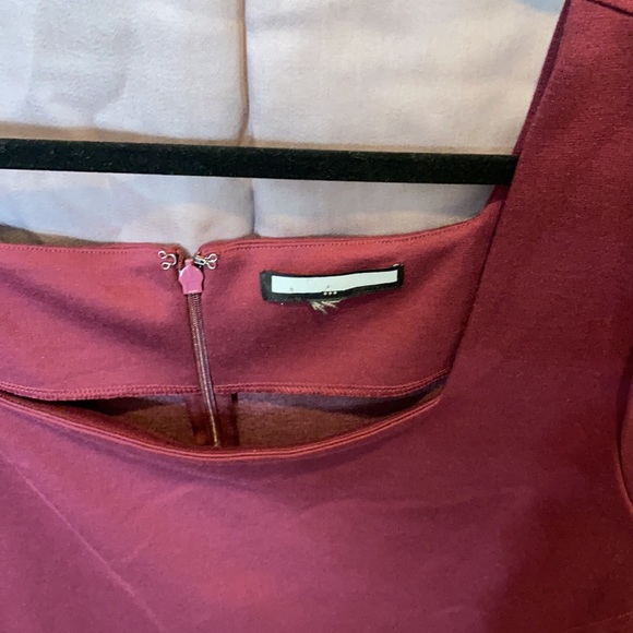 Banana Republic Burgundy women’s dress size 18/20 - Picture 4 of 6